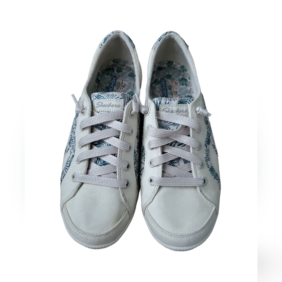 Skechers Madison Ave Tropic Topic Women’s US 9 Memory Foam Slip On Sneaker Beige - Picture 7 of 11